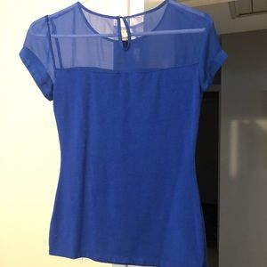 Royal blue Express top